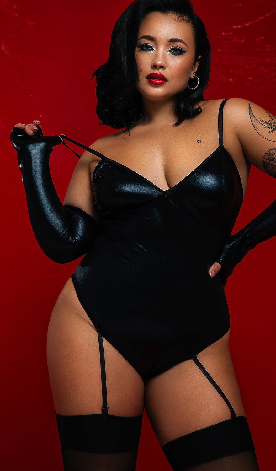 Conjunto de Halloween Catwoman, atractivo traje de chica gata, elástico negro